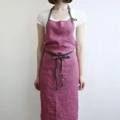美品【リーノエリーナ】マノン リネン エプロン Lino e Linaのサムネイル