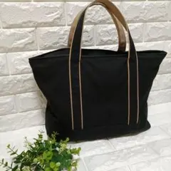 みつばちトートMサイズA4可❦BLACK❦ ファスナー付き