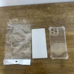 透明クリアiPhone１４プロマックス用　ストラップ穴が四箇所