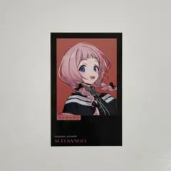 周央サンゴ　七次元生徒会！ランダムチェキ風カード