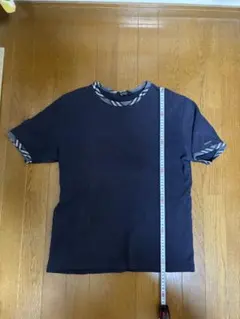 BURBERRY！ネイビーTシャツ・サイズ3 M〜LぐらいBLACK LABEL