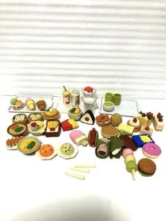 食べ物デザイン消しゴムセット 約40個