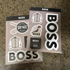 BOSS ノベルティ　大谷翔平　シール　2枚