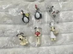 ウォレスとグルミット　めじるしアクセサリー 全6種コンプリートセット