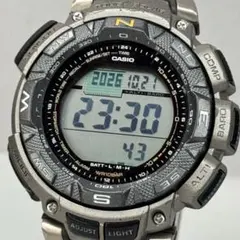 美品 PROTREK PRG-240T タフソーラー グレー メタルバンド