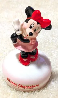 レトロ　Disney　ミニーマウス オルゴール 陶器製　いつか王子様が♪