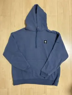 《美品》コロンビア　Columbia フード付きスウェットパーカー ブルー L