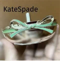 【美品】ケイトスペード　KateSpade シルバー　アクセサリートレー　リボン