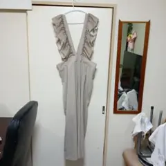 サロペットオールインワンvネック