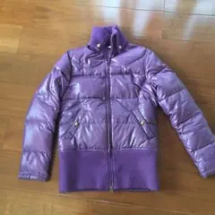 パープル ダウンジャケット