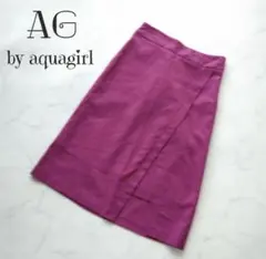 エージーバイアクアガール　スカート　M　ひざ丈　Aライン