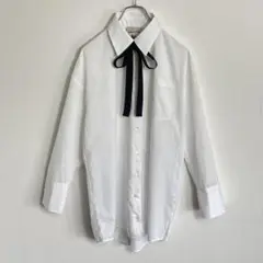 SEMICOUTURE シルク 長袖シャツ 『L』 リボン付き