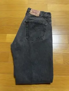 【アメリカ製90s】Levi's 501 先染めブラック W33