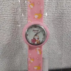 ラスカル RASCAL パッチンウォッチ 腕時計 ピンク
