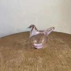 表参道限定　イッタラ　シエッポ　ピンク　ライトグリーン　ガラスバード　scope