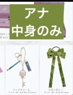 【バッグチャームとリボンポニー】しまむら　ちはる　アナ　アナ雪　ハッピーバッグ