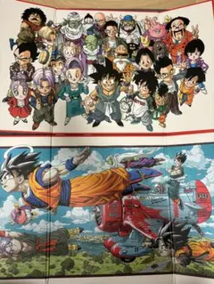 ドラゴンボール一番くじ C賞　40周年記念　見開きビジュアルボード