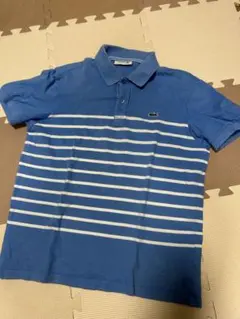 LACOSTE ストライプ ポロシャツ Ｌ
