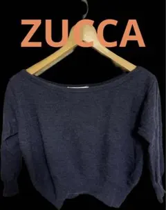 ZUCCA ズッカ　レディース ニット　セーター　紺色