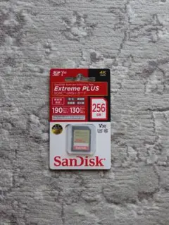 【未使用】SanDisk 256GB SDカード 4K対応（箱開封済）