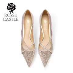 ♢♦︎フラット グリッター パンプス♦︎♢