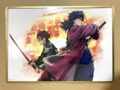 鬼滅の刃 冨岡義勇 竈門炭治郎 アクリル色紙