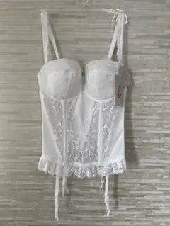 C65」トリンプ ブライダルインナー コサージ ロングブラ