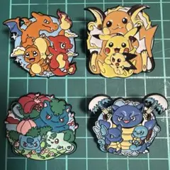 ポケモン　ピンバッチアート　ゴンベ ピカチュウ　プラスル　マイナン　ヘイガニ 非売品】ポケモン ピンバッジ ピカチュウ プラスル マイナン ゴンベ