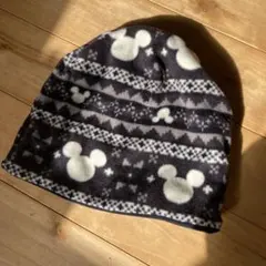 IGNIO ミッキーマウス柄 フリース帽子