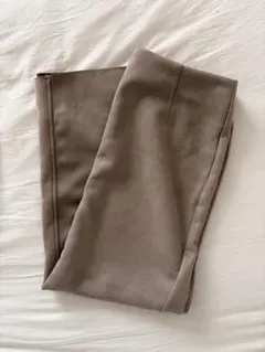 【Spick and Span】ベージュ スエード風 タイトスカート