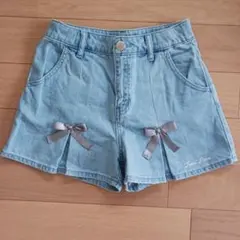 JENNI love　りぼん　デニム　ショートパンツ　150㎝　女児