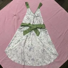 未使用　Afternoon Tea 花柄エプロン