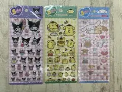 5サイズステッカー　サンリオ３枚セット