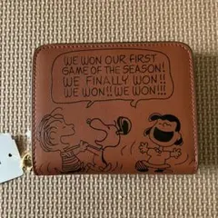 【大人気】【COACH X PEANUTS】ビルフォールド ウォレット ブラウン