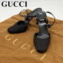 GUCCI グッチ バンブー ホースビット GGキャンバス パンプス 36C