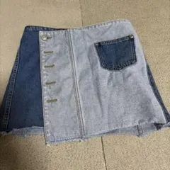 WILLOWデニムラップミニスカートのサムネイル