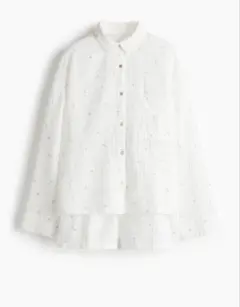 H&M ハート パジャマ シャツ&ショートパンツ　S