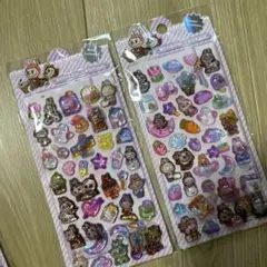【新品未使用】ボンボンドロップシール　ステッカー雑貨　ラブブ　ぷくぷくシール