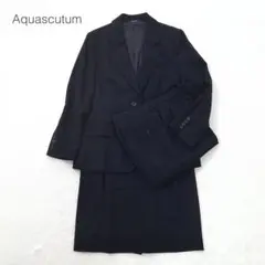 アクアスキュータム スーツ 2XL 3点セット パンツスーツ スカート 美品 黒