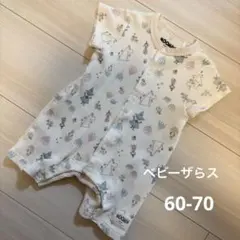 MOOMIN メッシュロンパース 60-70 半袖