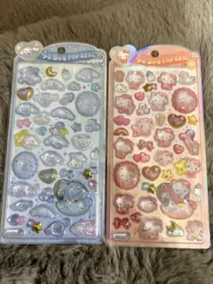 【正規品】サンリオうるちゅるポップシール　ベビーシナモロール&キティ　セット