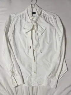 POLO ホワイトリボンシャツ