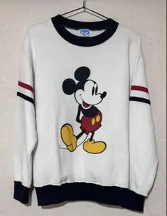ミッキーマウス トレーナー　スウェットUSA製　希少　レア　Mサイズ
