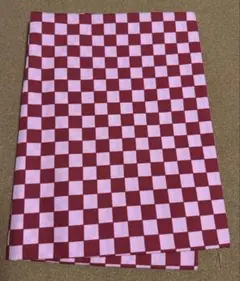 鬼滅の刃　竈門禰豆子　ねずこ　生地　市松模様　ピンク