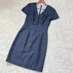 【新品】ブルックスブラザーズ　半袖ワンピース　ギンガムチェック