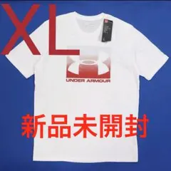 新品未開封　アンダーアーマー　ヒートギア　ロゴTシャツ　白　XL