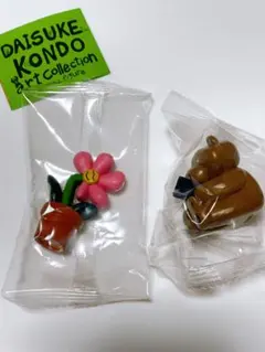 daisuke kondo アートcollection ガチャくま花２点セット
