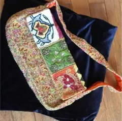 お値下げ、パーティバック、ビーズ刺繍