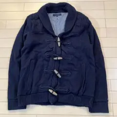 2.6 トミーヒルフィガー ニットジャケット ネイビー XXL
