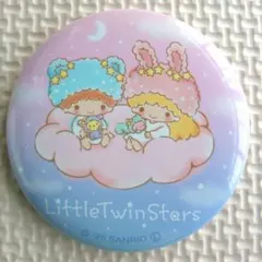 新品 リトルツインスターズ 缶バッジ